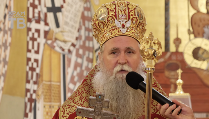 Metropolitan Joanikije of Montenegro. Photo: Screenshot from the YouTube channel