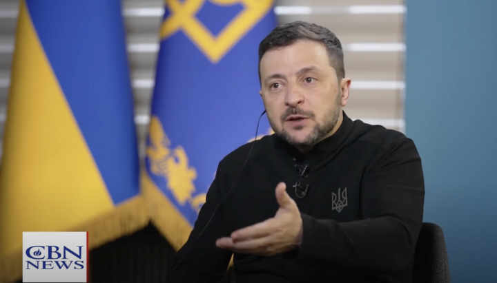 Volodymyr Zelensky. Photo: Screenshot from the CBN YouTube Channel