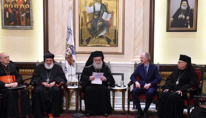 A meeting of Christian leaders at the Antiochian Patriarchate. Photo: Orthodox Times