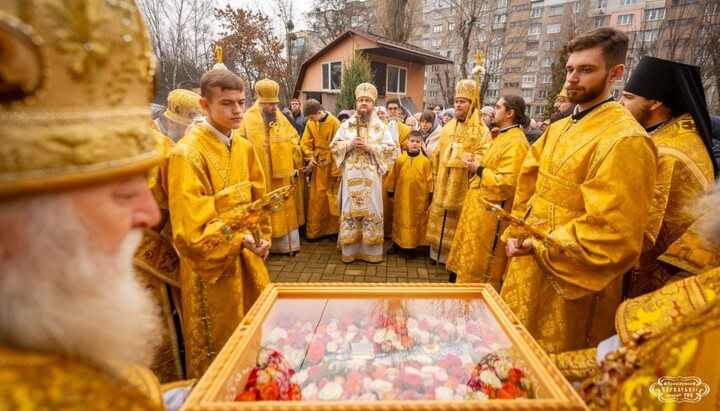 The Cherkasy Eparchy welcomes the relics of Saint Spyridon of Trimythous. Photo: Cherkasy Eparchy