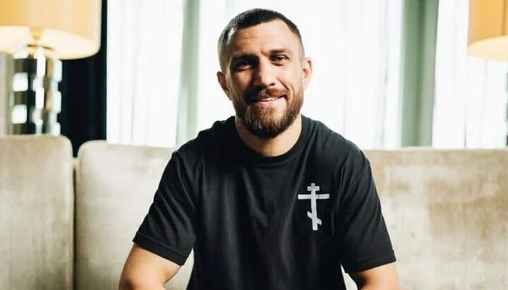 Vasyl Lomachenko. Photo: Telegram channel of Vasyl Lomachenko