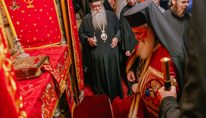 Christmas service at the Church of the Nativity in Bethlehem. Photo: jerusalem-patriarchate