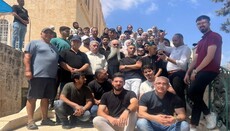 Palestinian Volunteers Aid Russian Church Metochion in Holy Land