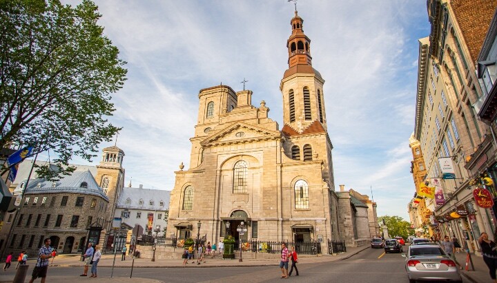 Cathedral-Basilica of Notre Dame in Quebec. Photo: Expedia