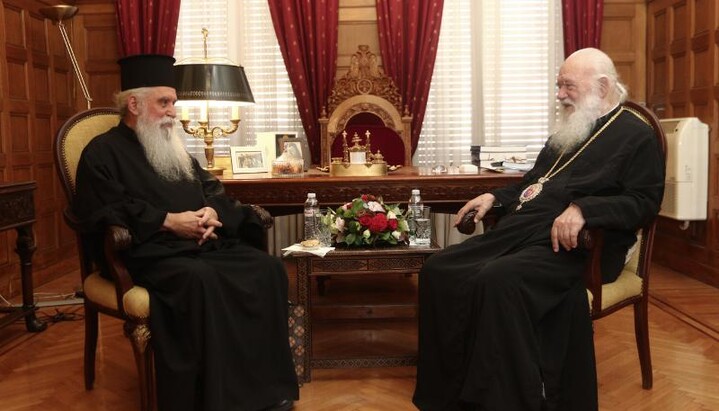 Symeon and Ieronymos. Source: Christos Bonis / Orthodox Times