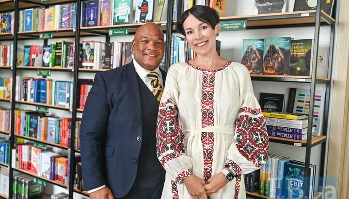 Pastor Mark Burns and Sonia Koshkina. Photo: LB.ua