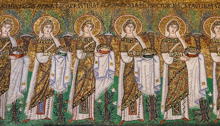 From 'Procession of Female Saints'. Source: Angelus News