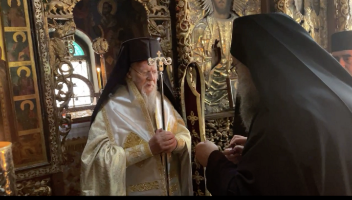 Bartholomew on Mt. Athos. Source: Orthodox Times