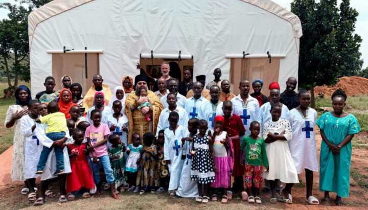 A group of 32 catechumens was recently baptized in Uganda. Photo: exarchate-africa.ru