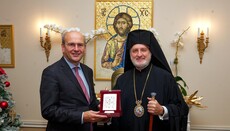 Greek Deputy Prime Minister Meets with Abp. Elpidorophos to Deepen Ties with Diaspora