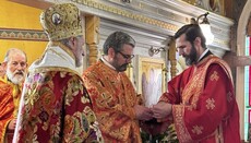 Bp. Irinej Ordains Christopher Giovanis to the Holy Diaconate