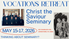 Christ the Saviour Seminary Announces Spring 2026 Vocations Retreat