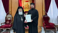 Romanian Patriarchate Presents Centennial Honor to Patr. Theophilos III