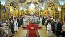 Patr. Kirill Celebrates Theophany at Moscow’s Epiphany Cathedral