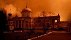Russian Shelling Severely Damages Holy Spirit Cathedral in Kherson