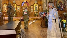 Father Co-Celebrates Soldier Son’s Funeral Service