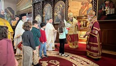 Abp. John Leads Divine Liturgy at Boston Cathedral of St. George