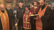 Bp. Saba Pays Tribute to Patr. Ilia II in Tbilisi