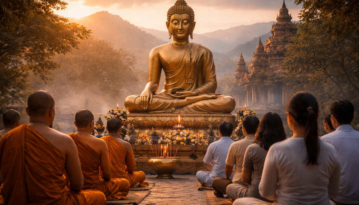 Global Buddhist Population Declines by 19 Million