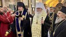Metr. Tikhon and Bp. Vasily Attend Funeral of Patr. Ilia II
