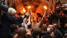 Patr. Theophilos Urges Israel to Reopen Holy Sepulchre
