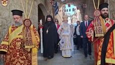 Jerusalem Patriarchate Celebrates Agape Vespers at Holy Sepulcher