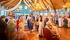 Metr. Saba Visits Torrance Parish on Thomas Sunday