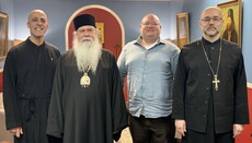 Metr. Tikhon Meets OCF Leaders at OCA Chancery