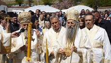 Patr. Porfirije Celebrates Feast of St. Nikolai Velimirović at Lelić Monastery