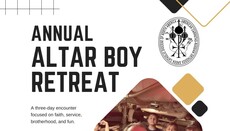 Young Altar Servers Invited to Attend 2026 Diocesan Retreat