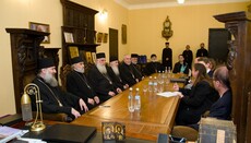 Patr. Shio Hosts American Officials at Patriarchal Residence