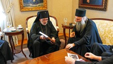 Patr. Porfirije Hosts OCA Abp. Michael in Belgrade