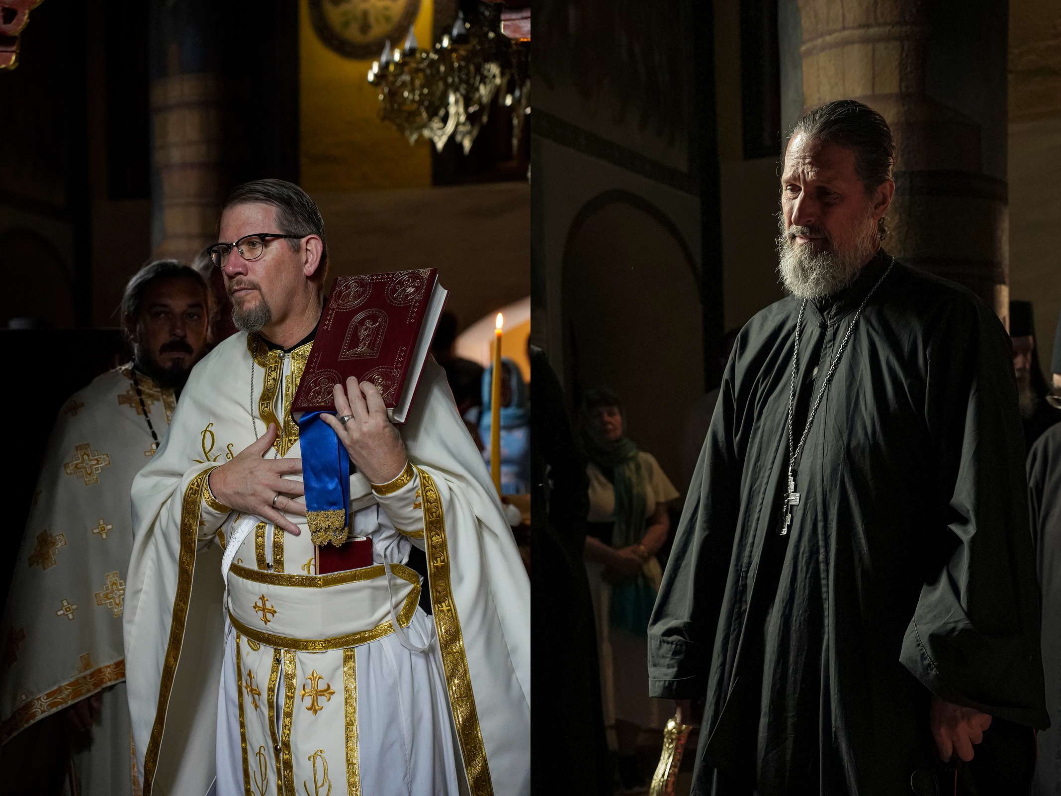 Fr. John Parker and Fr. Josiah Trenham.