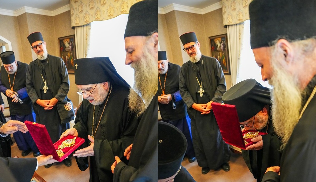 Patr. Porfirije Hosts OCA Abp. Michael in Belgrade - photo 1