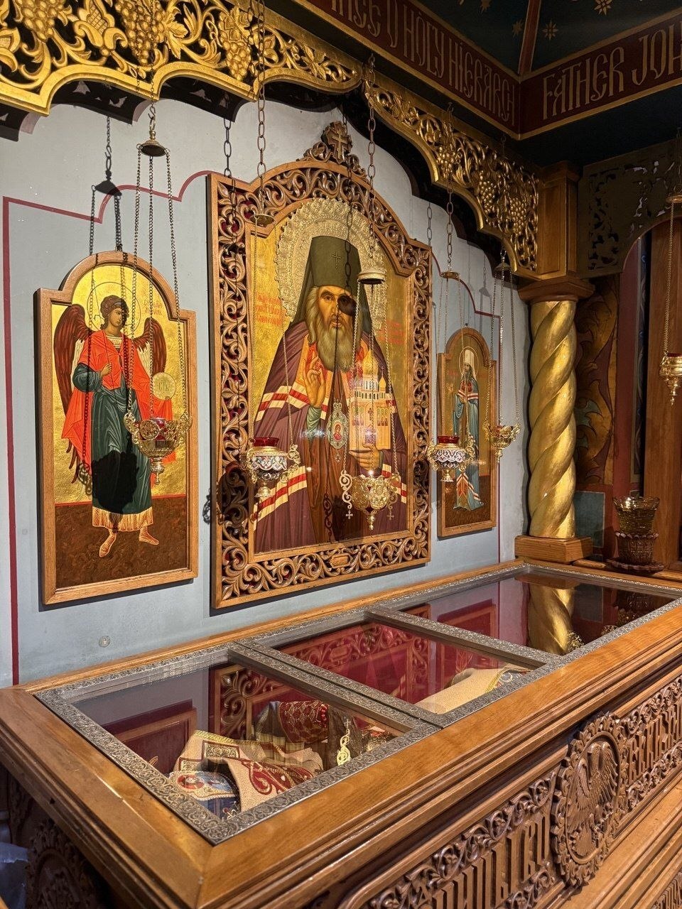 The incorrupt relics of St. John Maximovitch. Photo: mospatusa.com